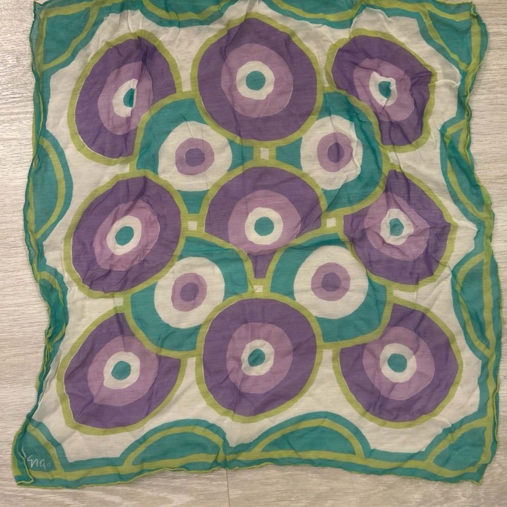 Vintage Vera Neumann silk Mod Scarf